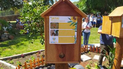 Inauguração do Projeto Águas e Mel promove educação ambiental em Laranjeiras do Sul